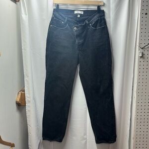 Abercrombie & Fitch Black Straight Leg Jeans